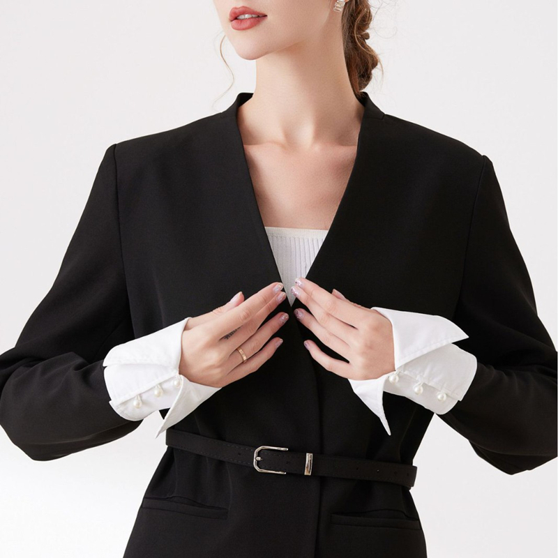 Summer Clothing Teens - DIY Elegante Büro Hemd Falsche Manschetten