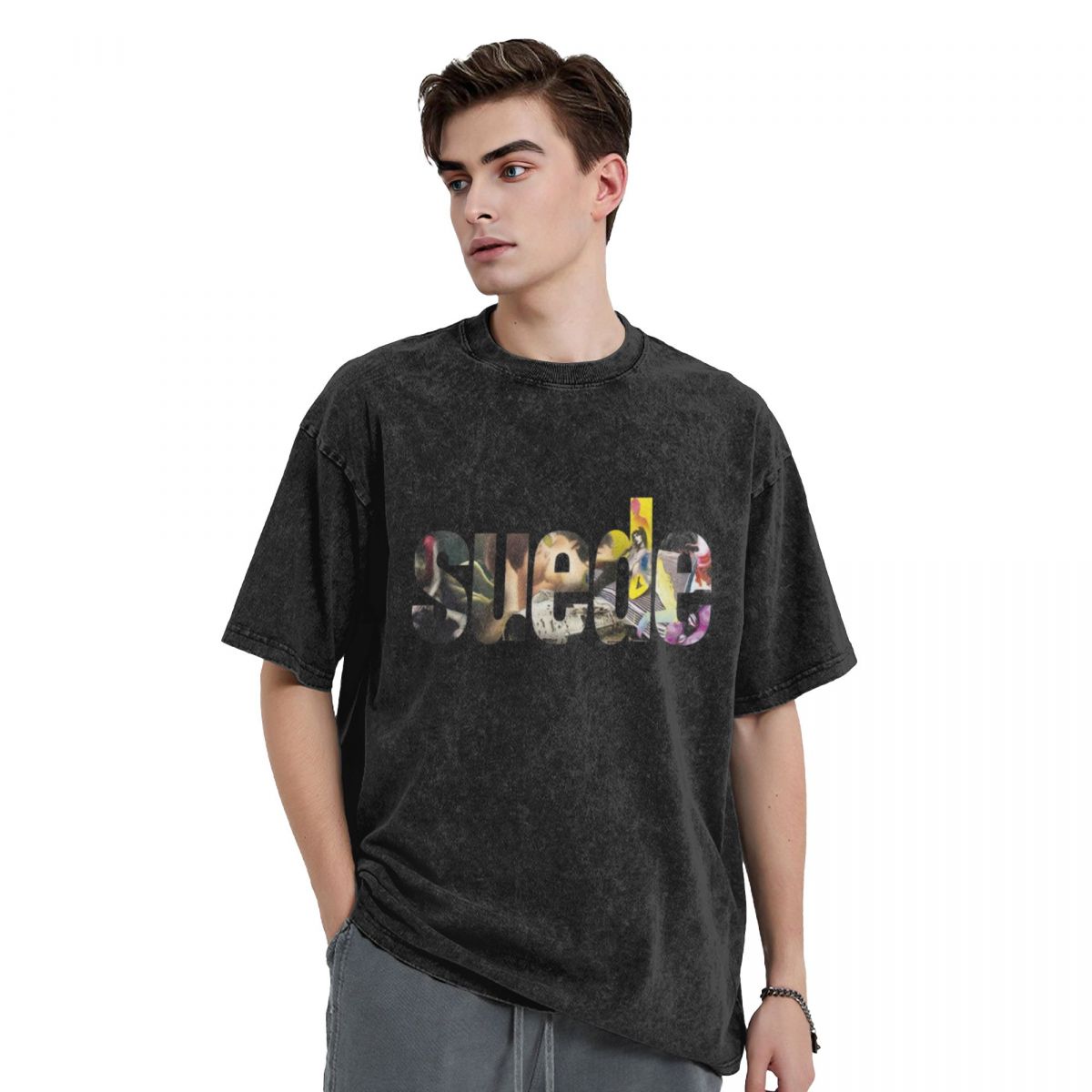 Summer Clothing London - Das London Wildleder Band T-Shirt schnell
