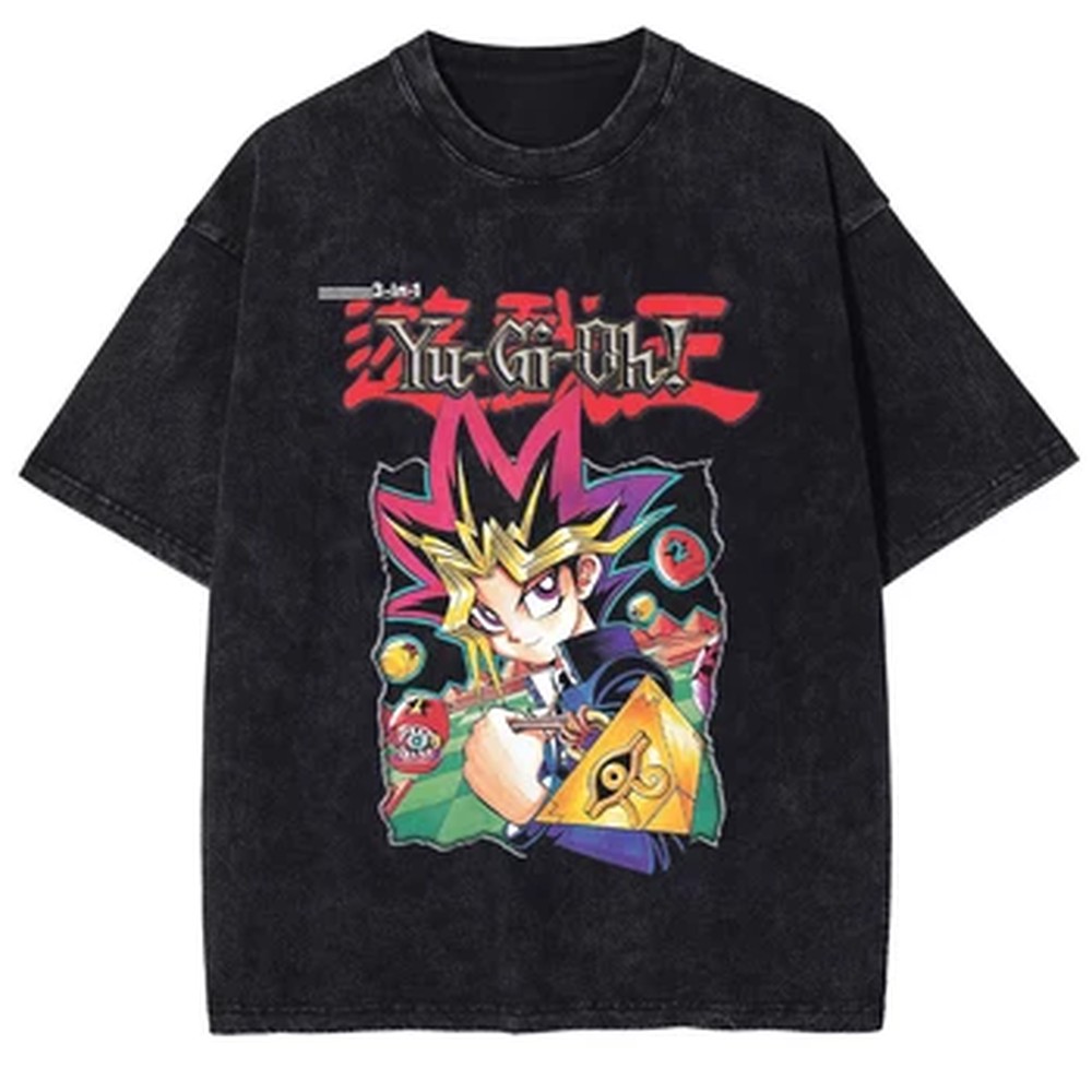 Summer Clothing Italy - Yu-Gi-Oh Anime Print T-Shirt Yugi Muto