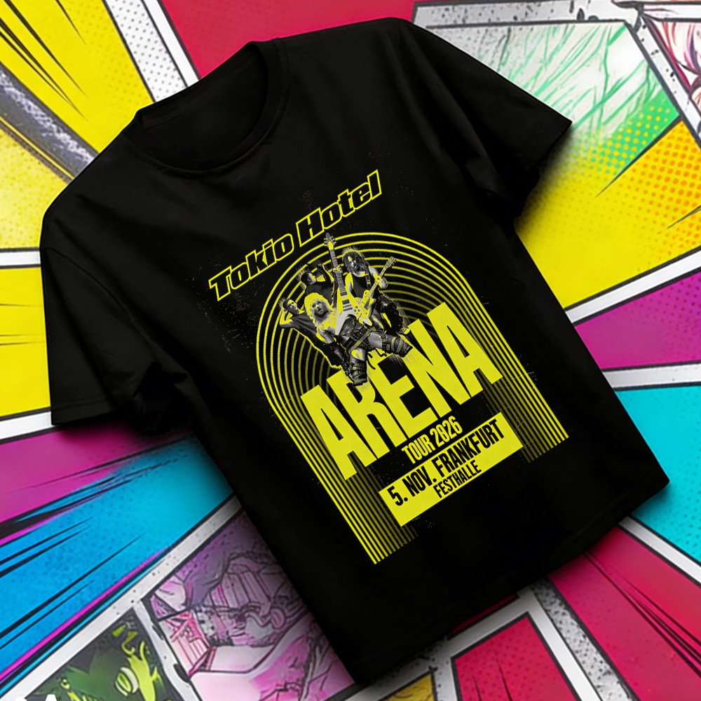 Summer Clothing Teens - Tokio Hotel Arena Tour 2026 Baumwoll-Shirt