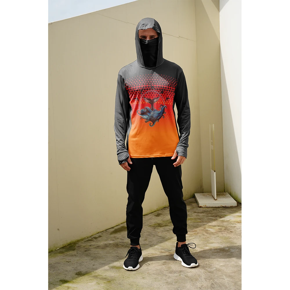 Summer Clothing Types - Angelhemden für Männer Sonnenschutz-Hoodie mit Maske