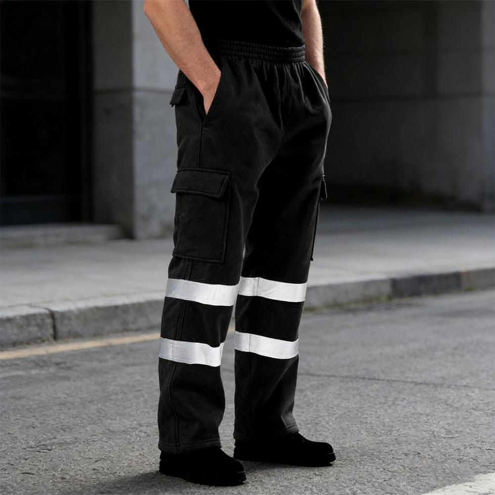 Summer Clothing Work - Plus Size Herren-Arbeitshosen mit elastischem Bund,