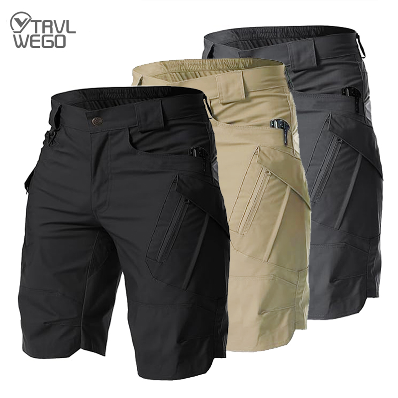 Summer Clothing Work - TRVLWEGO Herren Taktische Cargo-Shorts Schnelltrocknende Wander-