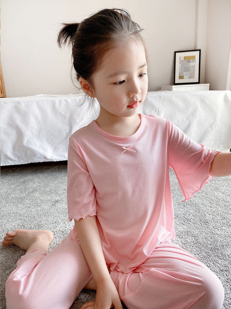 Summer Clothing Teens - Pyjamas für Kinder Hauskleidung Teenager-Mädchen-Kleidung Kinder-Pyjama