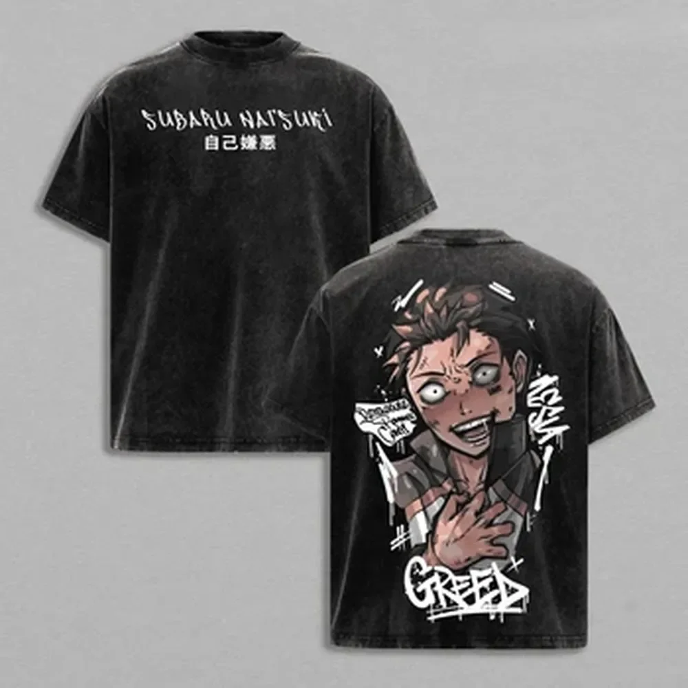 Summer Clothing Italy - Anime Re:ZERO Natsuki Subaru T-Shirt für