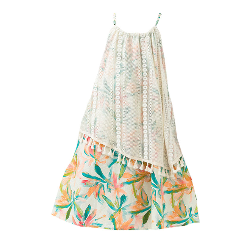Quasten-Mädchenkleider für den – Summer Clothing Drawing For Kids Bewertung und Preis