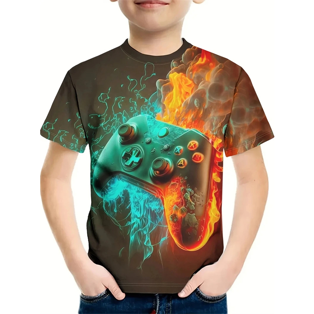T-Shirt für einen Jungen, 3D-D – Summer Clothing Drawing For Kids Bewertung und Preis