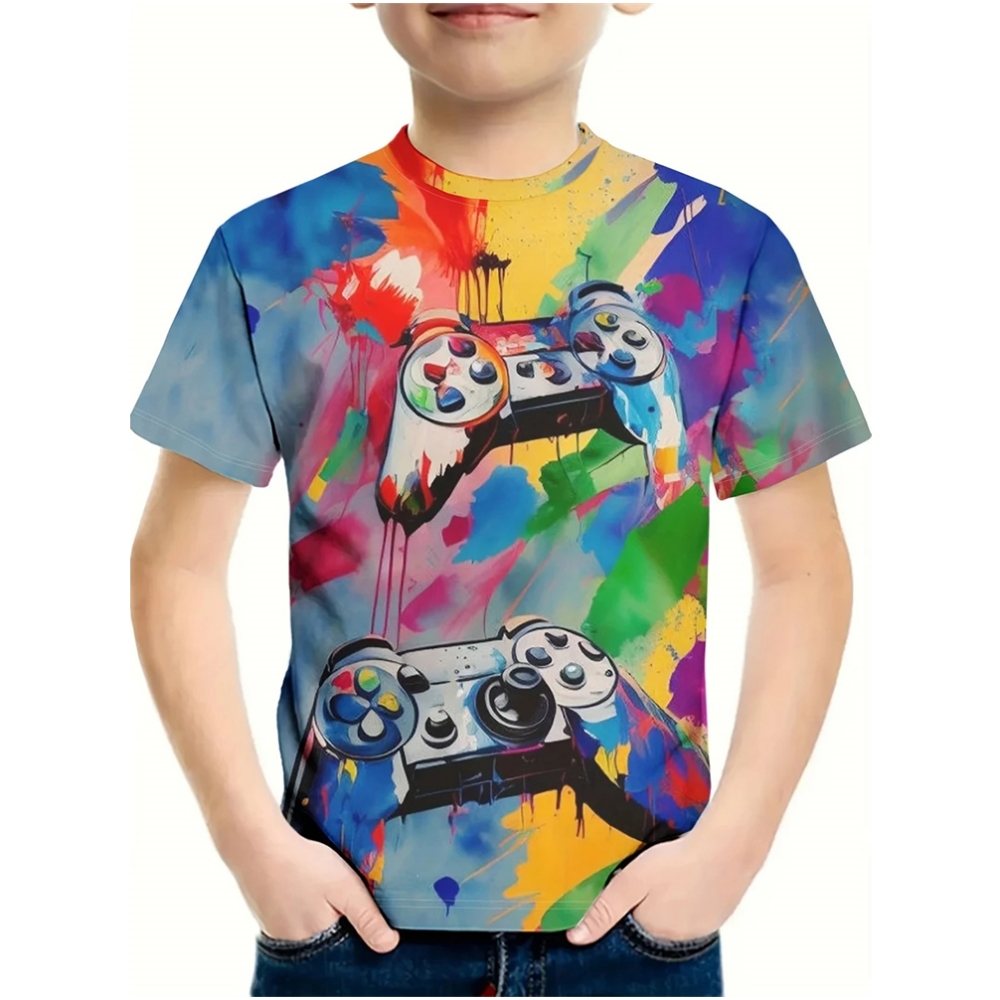 T-Shirt für einen Jungen, 3D-D – Summer Clothing Drawing For Kids Bewertung und Preis