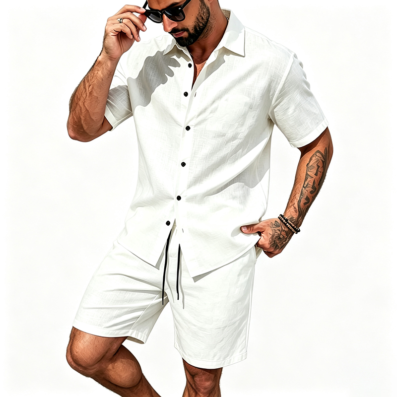 Herren Leinen Zweiteiler Kurza – Summer Clothing Types Bewertung und Preis