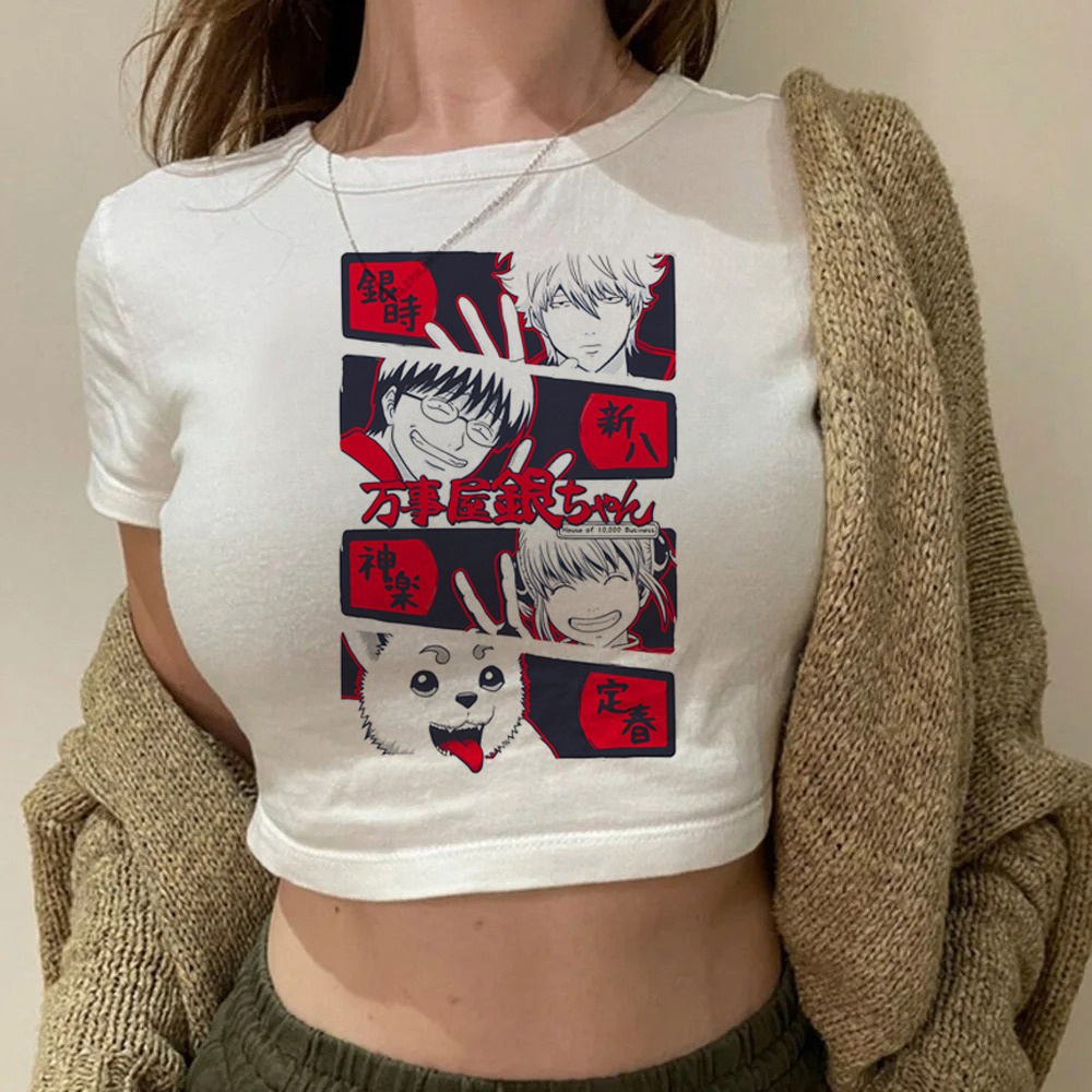 Gintama Samurai Gintoki Crop-T – Summer Clothing Teens Bewertung und Preis
