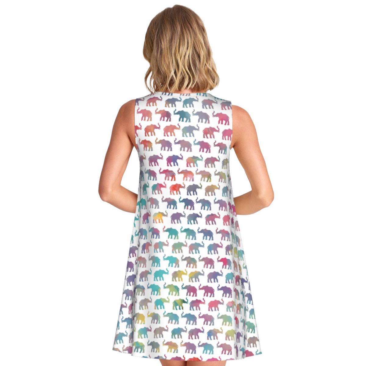 Buntes Elefanten-Tankkleid Ele – Summer Clothing Online Bewertung und Preis