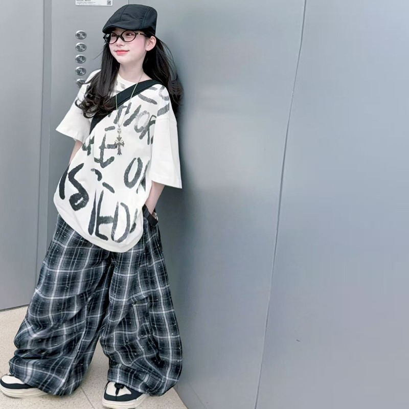 Sommer Mädchen Hip-Hop Graffit – Summer Clothing Drawing For Kids Bewertung und Preis
