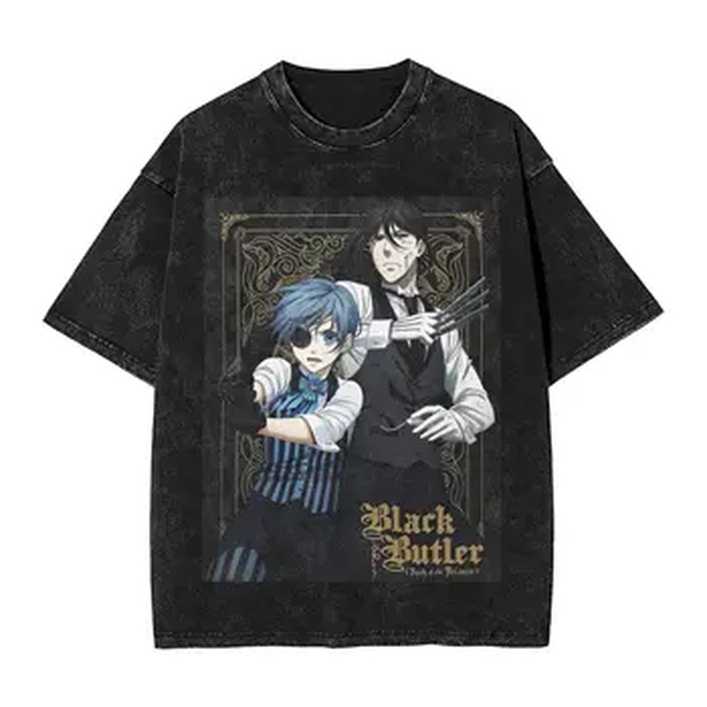 Anime Black Butler Grafik-T-Sh – Summer Clothing Italy Bewertung und Preis