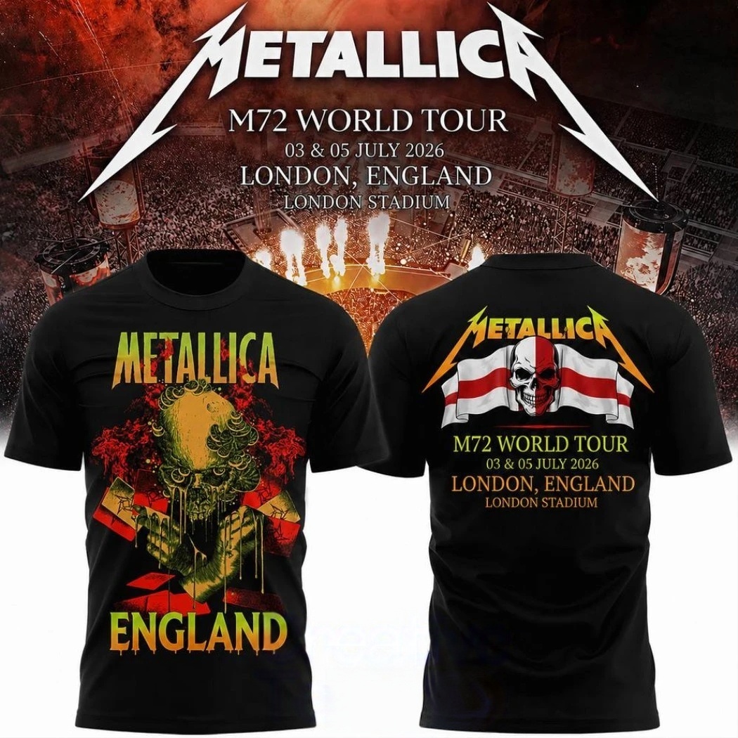 Metallica 2026 M72 World Tour  – Summer Clothing London Bewertung und Preis