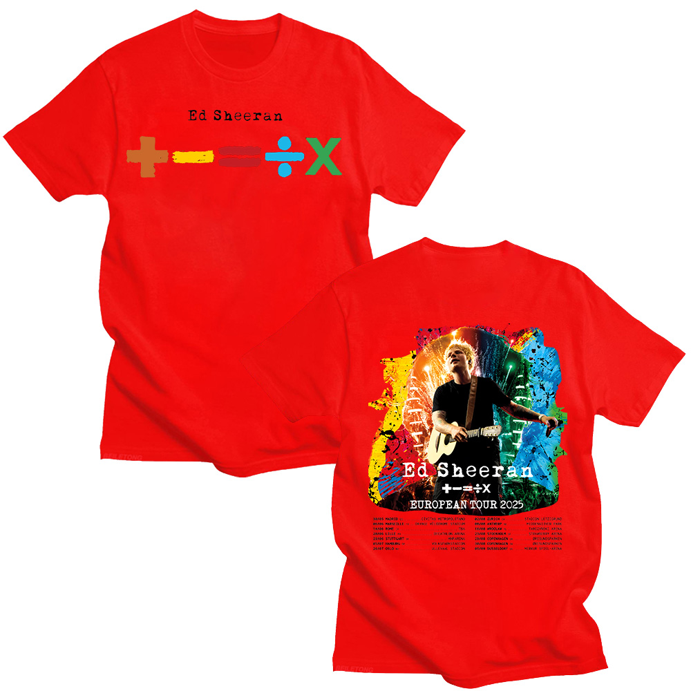 Ed Sheeran European Tour 2025, – Summer Clothing Gif Bewertung und Preis