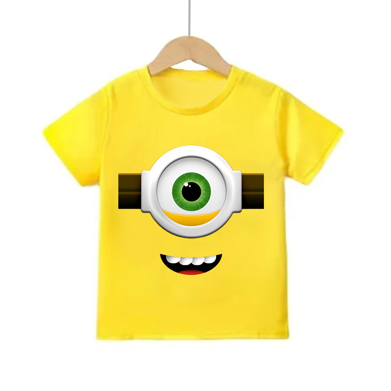 Cartoon-Minion-Kurzarm-T-Shirt – Summer Clothing Teens Bewertung und Preis